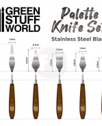Modelárske špachtle (Palette knife - Modeling Spatulas Tools)